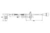 BOSCH 0 265 001 282 Sensor, wheel speed
